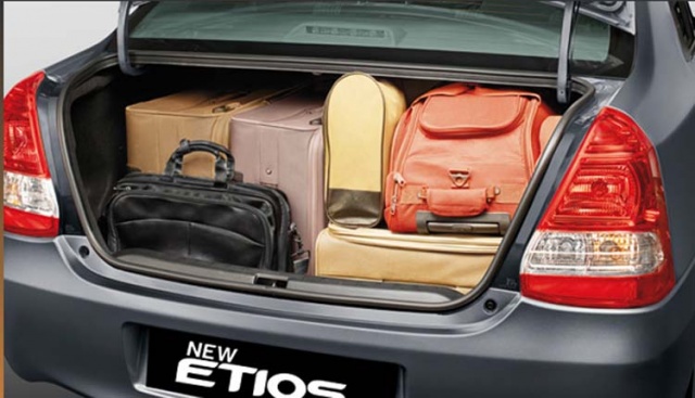 what is the boot space of toyota etios #3